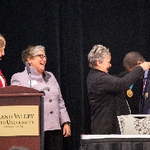 Award being presented